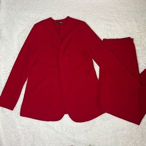 Red 2-Piece Pantsuit